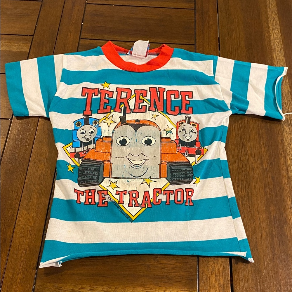 Vintage Retro - Childrens Thomas The Tank Engine Short Sleeve T Shirt Size 5